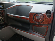 Fiat Doblo I 2005-2010 рр. Накладки на панель Карбон фото 13