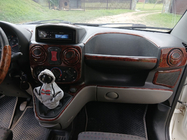 Fiat Doblo I 2005-2010 рр. Накладки на панель Карбон фото 18