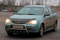 Chevrolet Lacetti 2003-2024 рр. Передня дуга WT003 (60мм, нерж.) фото 1