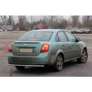 Задній захист AK002 (42мм, нерж.) Chevrolet Lacetti 2003-2024 рр. фото 3
