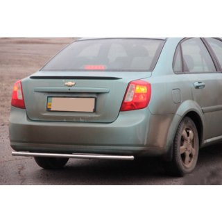 Задній захист AK002 (42мм, нерж.) Chevrolet Lacetti 2003-2024 рр. фото 4