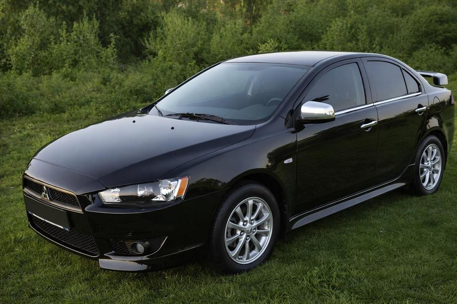 Mitsubishi Lancer X 2008- рр. Накладки на дзеркала (2 шт) Image