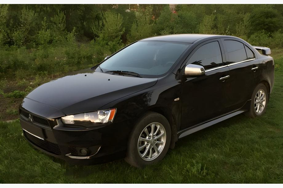Mitsubishi Lancer X 2008- рр. Накладки на дзеркала (2 шт) Image