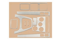 Hyundai Tucson JM 2004- рр. Накладки на панель (в асортименті) фото 3