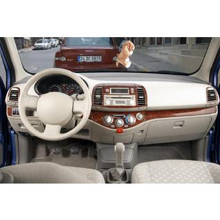 Накладки на панель Nissan Micra K12 2003-2010 рр. фото 1