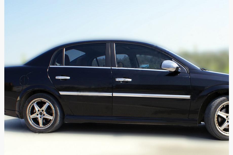 Opel Vectra C 2002-2008 рр. Зовнішня окантовка вікон (4 шт, нерж) OmsaLine - Італійська нержавійка Фото 3