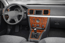 Opel Vectra C 2002-2008 рр. Накладки на панель Алюміній фото 1