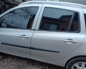 Renault Clio III 2005-2012 рр. Накладки на ручки (нерж.) фото 1