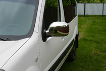 Renault Kangoo 1998-2008 рр. Накладки на дзеркала (2004-2008, 2 шт) фото 3