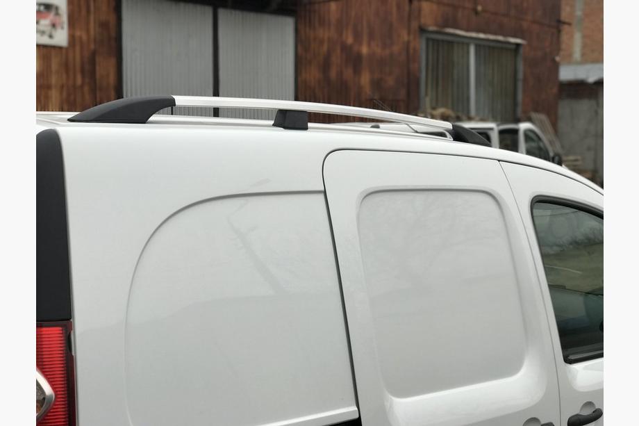 Renault Kangoo 2008-2020 рр. Рейлінги хром Максі база, Пластикові ніжки Фото 8