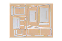 Skoda Octavia II A5 2006-2010 рр. Накладки в салон Титан фото 6