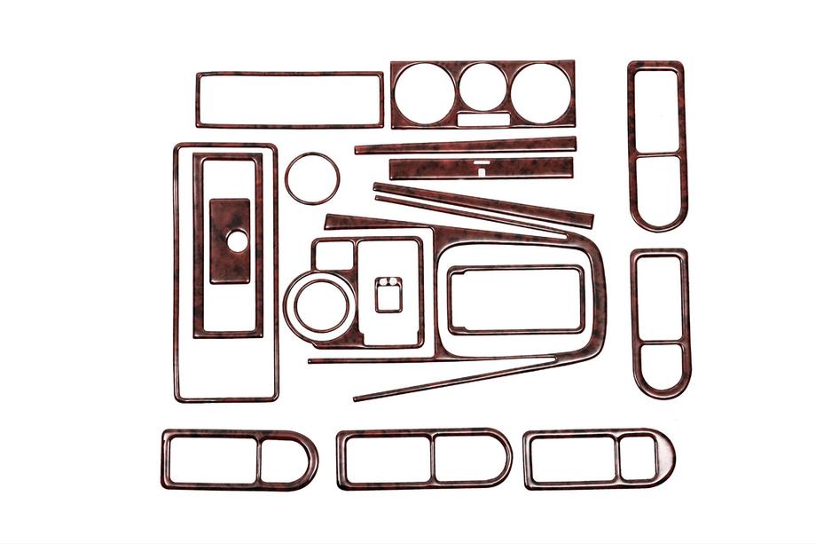 Volkswagen Golf 4 1997-2006 рр. Накладки на панель Титан Image