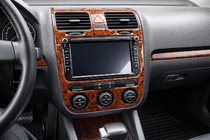 Volkswagen Golf 5 2003-2009 рр. Накладки на панель Алюміній фото 16