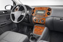 Volkswagen Golf Plus 2004-2014 рр. Накладки на панель Карбон фото 1