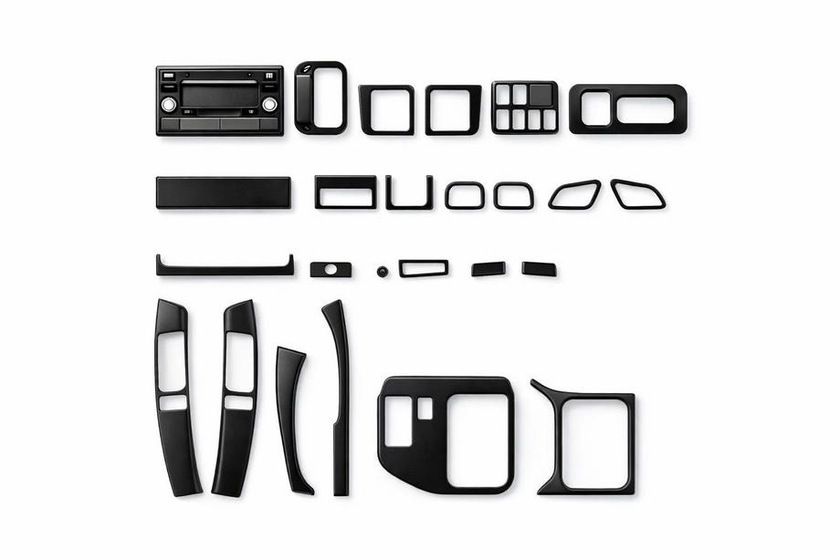 Toyota Land Cruiser Prado 120 2002-2009 рр. Автомобільні накладки в салон Горіх Фото 1