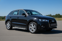 Audi Q3 2011-2019 рр. Бокові пороги Maya V2 (2 шт., алюміній) фото 1