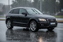 Audi Q5 2008-2017 рр. Бокові пороги Maya V2 (2 шт., алюміній) фото 1