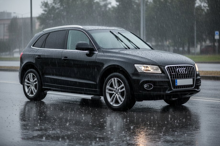 Audi Q5 2008-2017 рр. Бокові пороги Maya V2 (2 шт., алюміній) Image