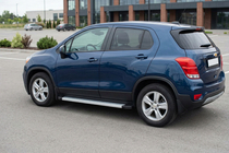 Chevrolet Trax 2012-2023 рр. Бокові пороги Maya V2 (2 шт., алюміній) фото 1