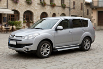 Citroen C-Crosser 2007-2013 рр. Бокові пороги Maya V2 (2 шт., алюміній) фото 1
