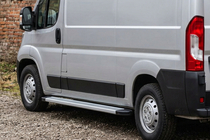 Citroen Jumper 2007-2025 рр. Бокові пороги Maya V2 (2 шт., алюміній) фото 1