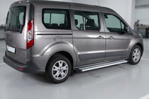 Ford Connect 2014-2021 рр. Бокові пороги Maya V2 (2 шт., алюміній) фото 1