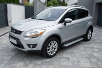 Ford Kuga 2008-2013 рр. Бокові пороги Maya V2 (2 шт., алюміній) фото 1