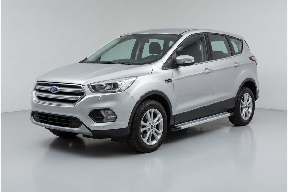 Ford Kuga/Escape 2013-2019 рр. Бокові пороги Maya V2 (2 шт., Алюміній) Image
