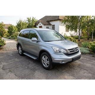 Бокові пороги Maya V2 (2 шт., алюміній) Honda CRV 2007-2011 рр. фото 1