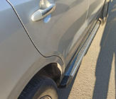 Hyundai Santa Fe 2 2006-2012 рр. Бокові пороги Maya V2 (2 шт., алюміній) фото 1