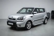 Kia Soul I 2008-2013 рр. Бокові пороги Maya V2 (2 шт., алюміній) фото 1