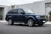 Range Rover Sport 2005-2013 рр. Бокові пороги Maya V2 (2 шт., алюміній) фото 1