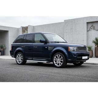 Бокові пороги Maya V2 (2 шт., алюміній) Range Rover Sport 2005-2013 рр. фото 1
