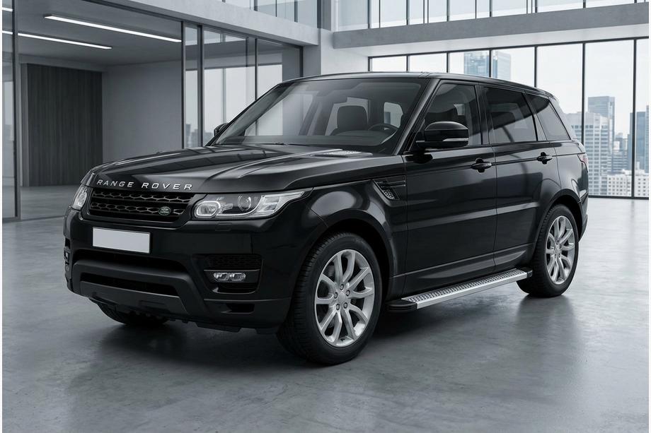 Range Rover Sport 2014-2022 рр. Бокові пороги Maya V2 (2 шт., алюміній) Image