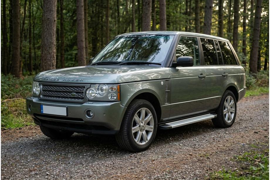 Range Rover III L322 2002-2012 рр. Бокові пороги Maya V2 (2 шт., алюміній) Image