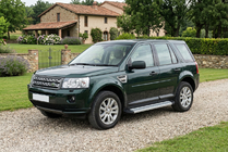 Land Rover Freelander II 2006-2014 рр. Бокові пороги Maya V2 (2 шт., алюміній) фото 1