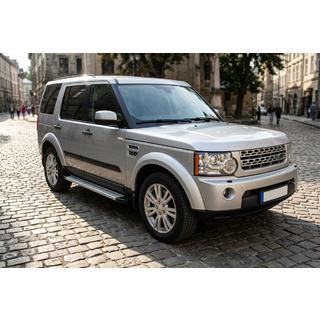 Бокові пороги Maya V2 (2 шт., алюміній) Land Rover Discovery IV 2009-2017 рр. фото 1