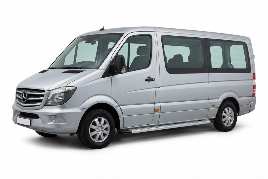 Mercedes Sprinter W906 2006-2018 рр. Бокові пороги Maya V2 (2 шт., алюміній) Image