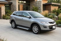 Mazda CX-9 2007-2016 рр. Бокові пороги Maya V2 (2 шт., алюміній) фото 1