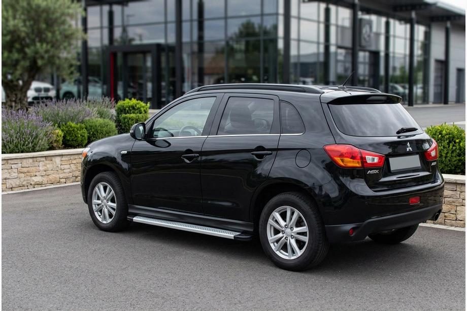 Mitsubishi ASX 2010-2023 рр. Бокові пороги Maya V2 (2 шт., алюміній) Image