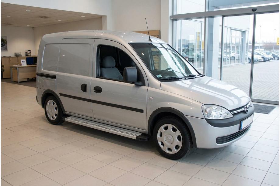 Opel Combo 2002-2012 рр. Бокові пороги Maya V2 (2 шт., алюміній) Image