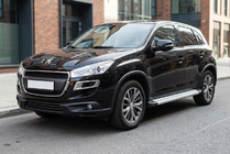 Peugeot 4008 2012-2017 рр. Бокові пороги Maya V2 (2 шт., алюміній) фото 1