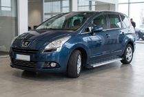 Peugeot 5008 2009-2016 рр. Бокові пороги Maya V2 (2 шт., алюміній) фото 1