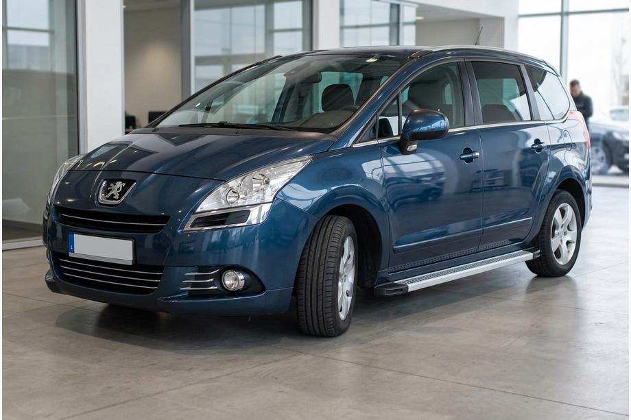 Peugeot 5008 2009-2016 рр. Бокові пороги Maya V2 (2 шт., алюміній) Image