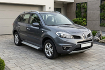 Renault Koleos 2008-2016 рр. Бокові пороги Maya V2 (2 шт., алюміній) фото 1