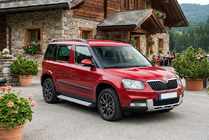 Skoda Yeti 2009-2017 рр. Бокові пороги Maya V2 (2 шт., алюміній) фото 1