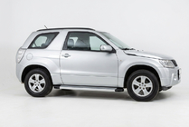 Suzuki Grand Vitara 2005-2017 рр. Бокові пороги Maya V2 (2 шт., алюміній) фото 1