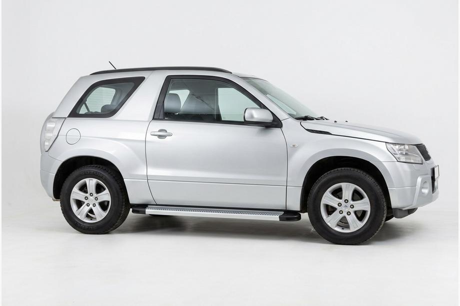Suzuki Grand Vitara 2005-2017 рр. Бокові пороги Maya V2 (2 шт., алюміній) Image