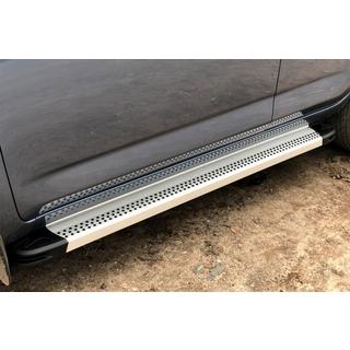 Бокові пороги Maya V2 (2 шт., алюміній) Toyota Rav 4 2006-2013 рр. фото 2