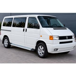 Бокові пороги Maya V2 (2 шт., алюміній) Volkswagen T4 Transporter 1990-2003 рр. фото 1